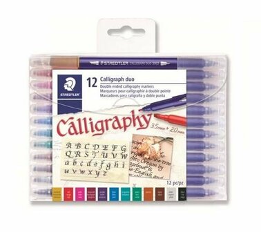 Staedtler calligraph duo 12 stuks