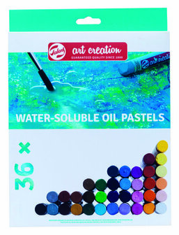 Art creation wateroplosbare oliepastels set 36 stuks