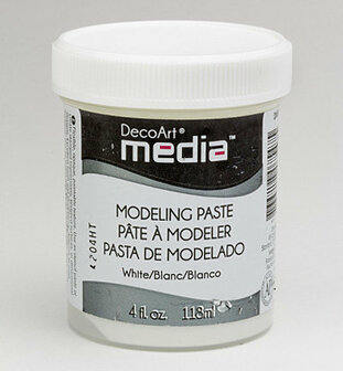 DecoArt modeling paste white 118 ml