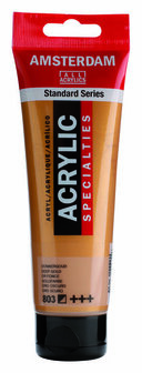 Acrylverf - 803 Donker Goud - 120ml - Amsterdam - 1 stuk