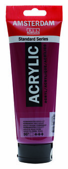 Amsterdam acryl 567 permanentroodviolet 250 ml