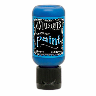 Dylusions Paint flip cap bottle - London blue 29 ml