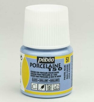 Pebeo porseleinverf 51 pastel blue 45 ml