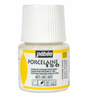 Pebeo porseleinverf 120 powder white 45 ml