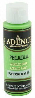 Cadence premium acrylic fluorescent green 70 ml