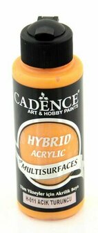 Cadence hybrid acrylic light orange 120 ml