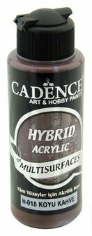 Cadence hybrid acrylic dark brown 120 ml