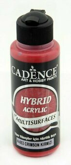 Cadence hybrid acrylic crimson red 120 ml