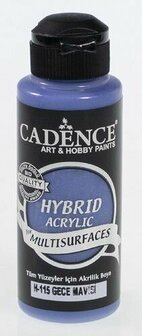 Cadence hybrid acrylic midnight blue 120 ml