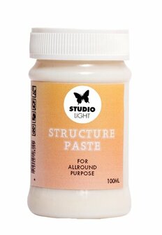 Studio Light structure paste extra fijn wit 100 ml