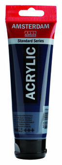 Acrylverf - 566 Pruisischblauw - 120ml - Amsterdam - 1 stuk