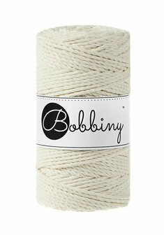 Bobbiny macrame triple twist 3 mm - natural