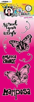 Clear stamps Art by Marlene Bold &amp; Bright - Embrace change nr. 123