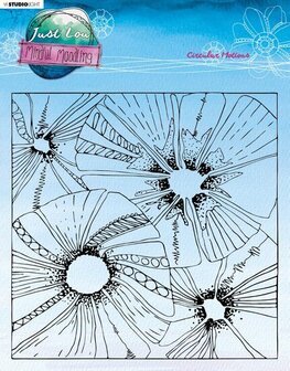 Clear stamp Circular motions - Mindful moodling nr. 190