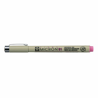 Sakura Pigma Micron 01 pen rozenrood