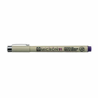 Sakura Pigma Micron 01 pen paars