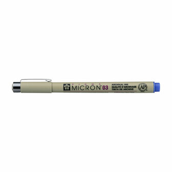 Sakura Pigma Micron 03 pen blauw