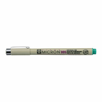 Sakura Pigma Micron 005 pen groen