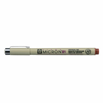 Sakura Pigma Micron 01 pen bruin