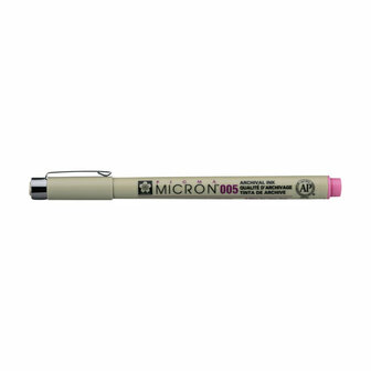 Sakura Pigma Micron 005 pen rozenrood