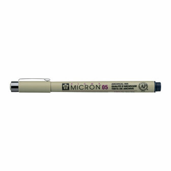 Sakura Pigma Micron 05 pen blauw zwart