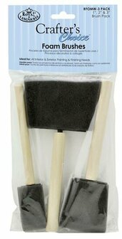 Foambrush set 3 stuks