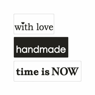 Labels love, handmade en time