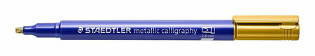 Staedtler metallic calligraphy pen goud