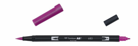 Tombow ABT Dual Brush Pen&nbsp;685 deep magenta