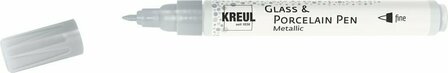 Kreul porseleinstift zilver 1-2 mm