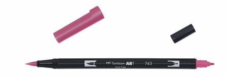 Tombow ABT Dual Brush Pen&nbsp;743 hot pink