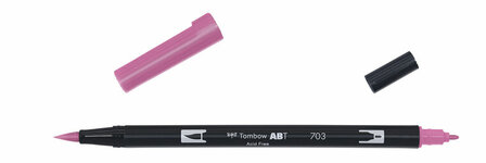 Tombow ABT Dual Brush Pen&nbsp;703 pink rose