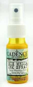 Cadence mix media ink spray yellow 25 ml