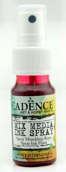 Cadence mix media ink spray fuchsia 25 ml