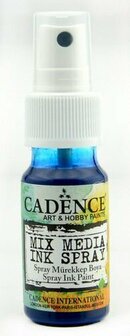 Cadence mix media ink spray blue 25 ml