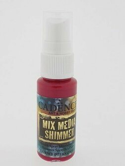 Cadence mix media shimmer spray fuchsia 25 ml