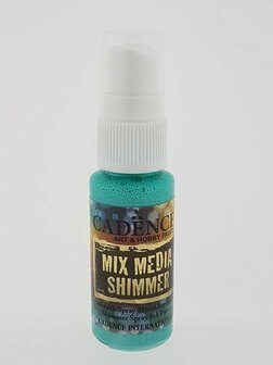 Cadence mix media shimmer spray light green 25 ml