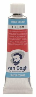 van Gogh aquarelverf tube 371 permanentrood donker