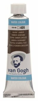 van Gogh aquarelverf tube 409 omber gebrand