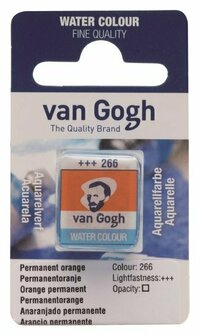 van Gogh aquarelverf napje 266 permanentoranje