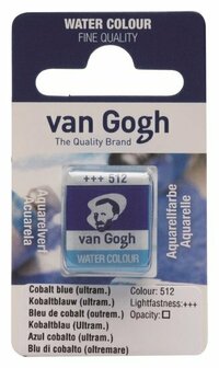 van Gogh aquarelverf napje 512 kobaltblauw ultramarijn