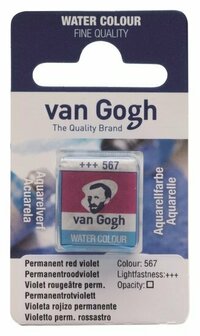 van Gogh aquarelverf napje 567 permanentroodviolet