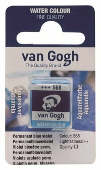 van Gogh aquarelverf napje 568 permanentblauwviolet