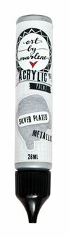 Acrylic paint 42 silver plated metallic - ABM essentials 28 ml nr. 42