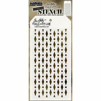 Tim Holtz layering stencil nr. 133 diamond dot