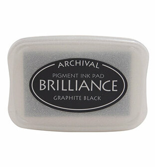 Inktkussen Brilliance Graphite black groot