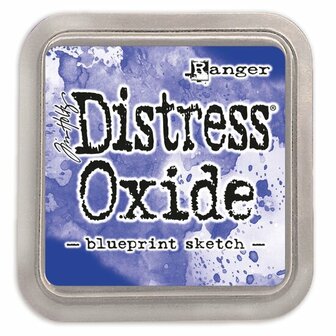 Distress Oxide inkt blueprint sketch