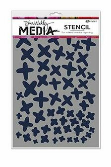 Dina Wakley media stencil - xs