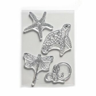 ECD Clear stamps - Water creatures