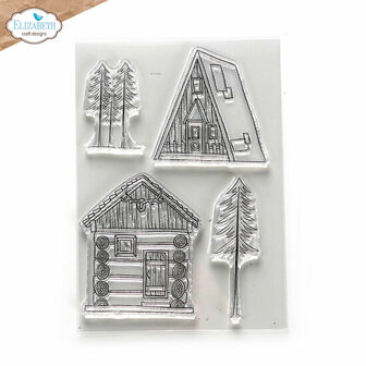 ECD Clear stamps - Cabin love